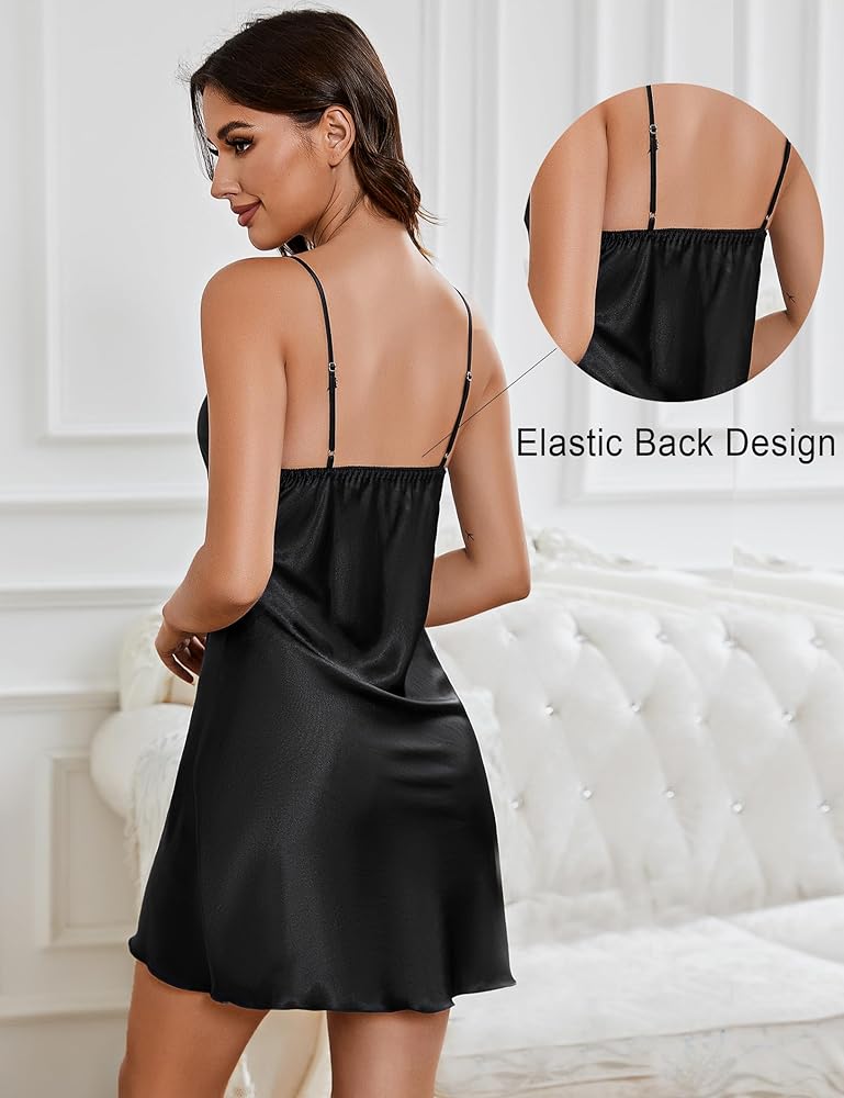 NaughtyWear Seductive Lingerie  Short Dress Black