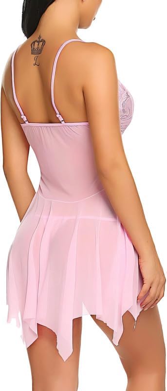 NAUGHTYWEAR BABYDOLL DRESS EXCLUSIVE COLLECTION CHARCOL RANI