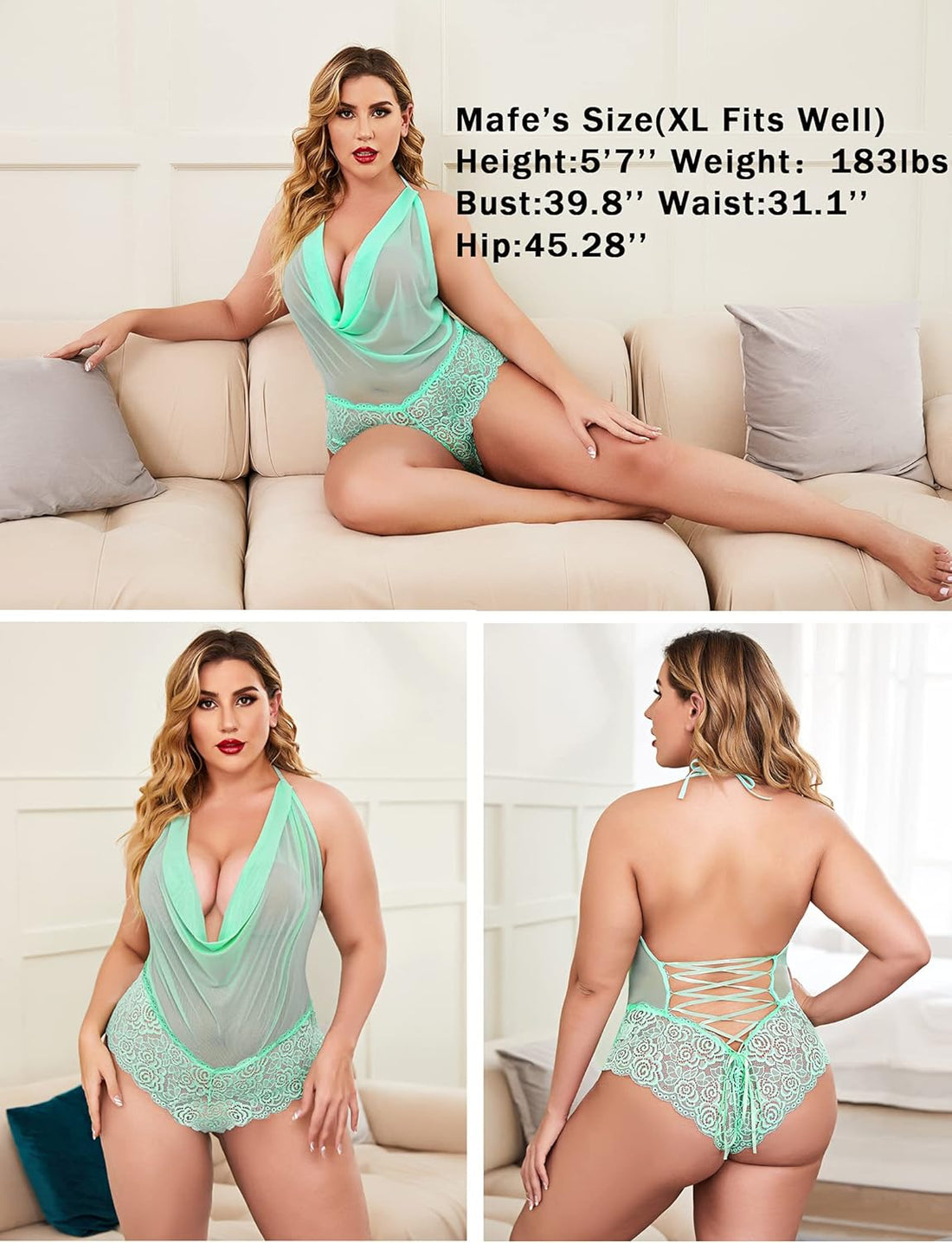 NAUGHTYWEAR SEDUCTIVE AND SUPPER SEXY DRESS NET PANDA