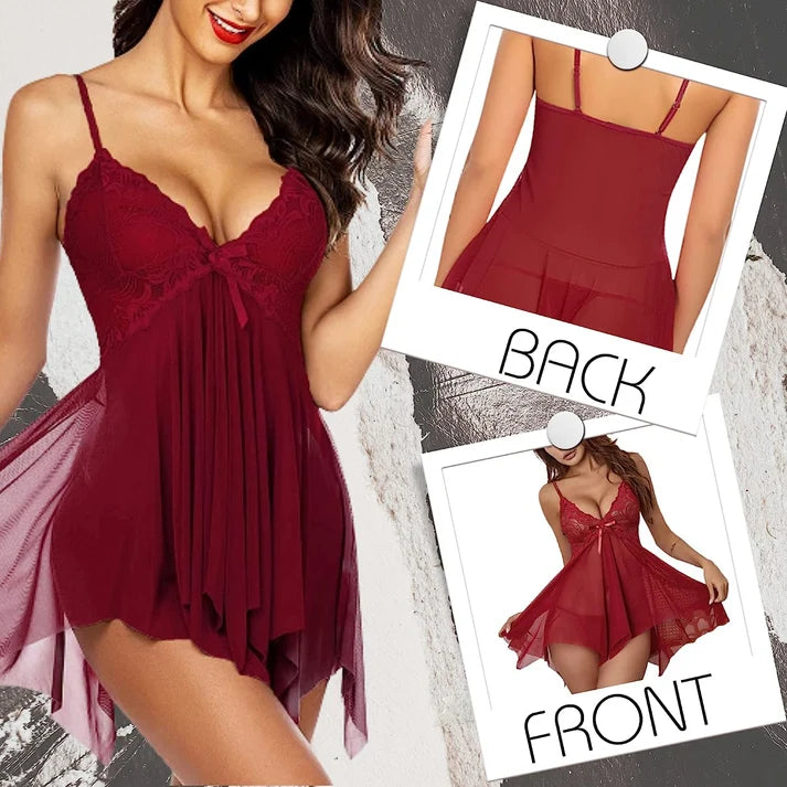Naughtywear Women’s Stylish Lingerie & Nightwear Collection 6pc Combo Set